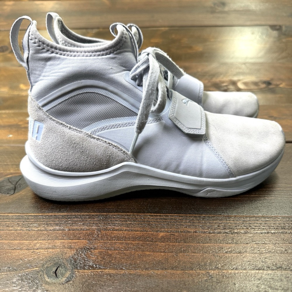 Puma Phenom Suede Women's 7.5 Mid Athletic Sneakers Icelandic Blue - Picture 2 of 14